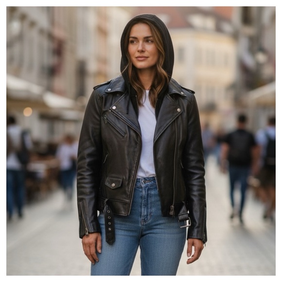 NWT Harley Davidson 3 in 1 Leather motorcycle jacket black small - Picture 2 of 13